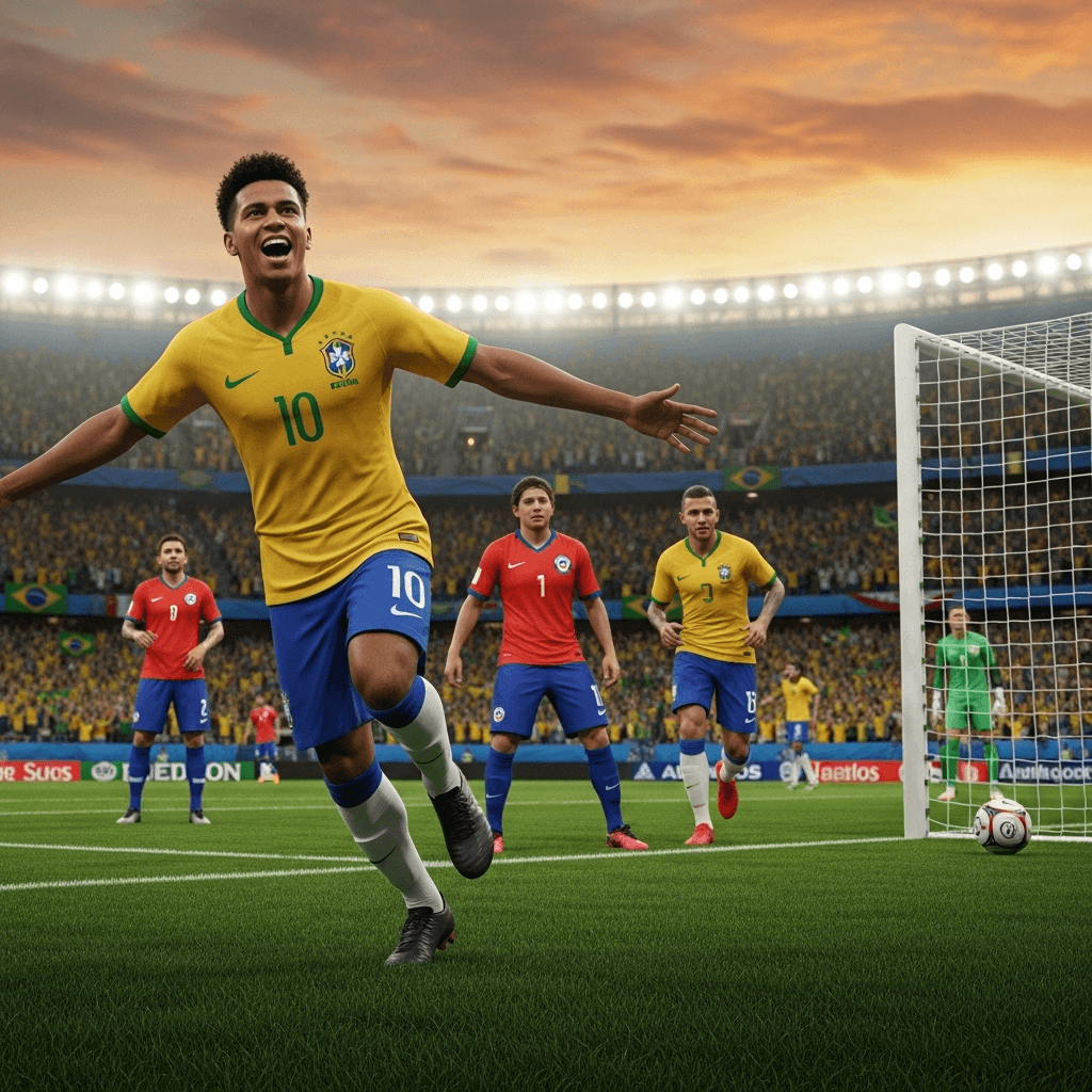 Brasil Mengungguli Chile dengan Kemenangan Meyakinkan 3-0
