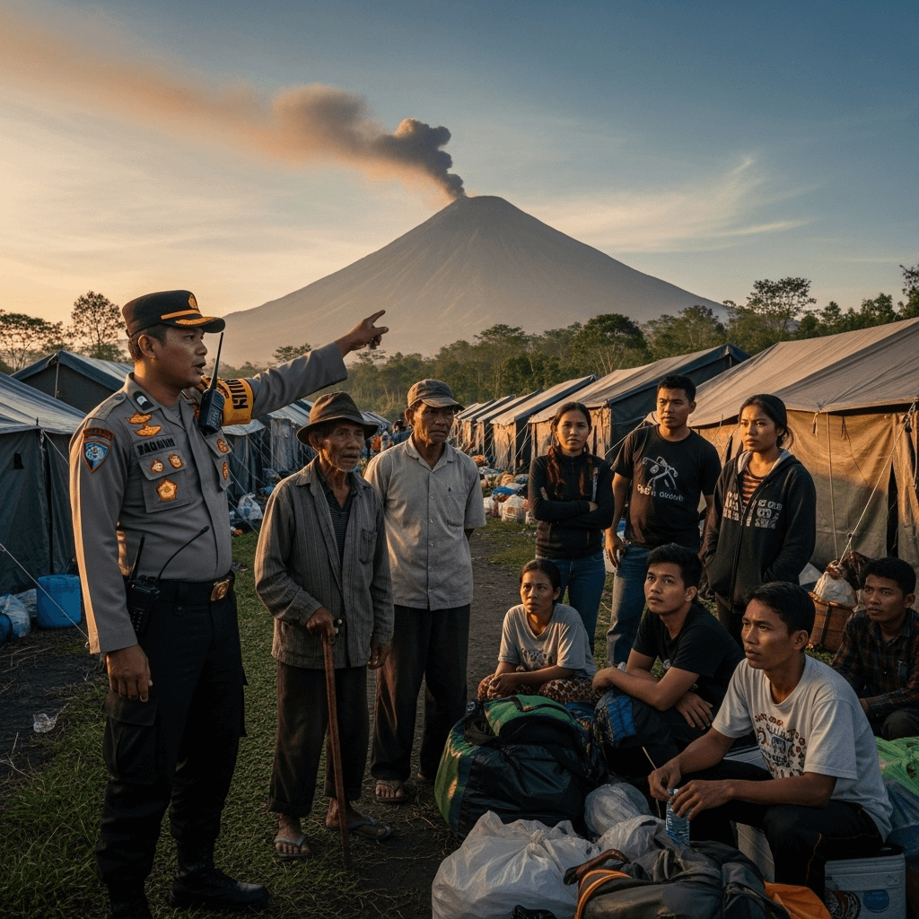 Status Gunung Lewotobi Laki-laki Ditingkatkan Jadi Awas, Aktivitas Warga Dibatasi